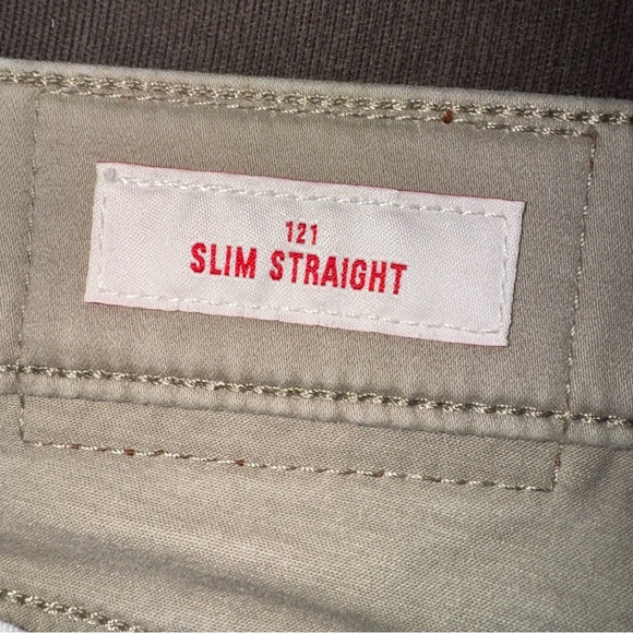 Lucky Brand 121 Slim Straight Khaki Pants Mens 36x30 Stretch Tan - Picture 5 of 9
